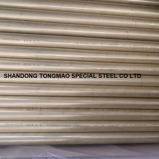 ASTM B280 Grau C21000 C23000 C26000 C27000 C27400 C28000 Tubo de Bronze de Cobre Polido/Tubo de Bronze de Cobre de 1/2