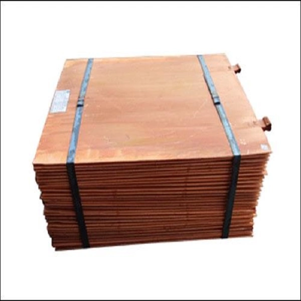 Manufacturer Supply Electrolytic Copper Cathode Copper Sheet Plate Purity 99.99%