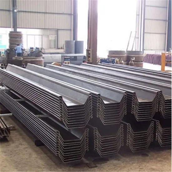 Sy295 Sy390 Tipo 2 Type3 Estaca-prancha de aço 400*100*10,5mm*48,0kg/M Perfil de aço em forma de U/Z Estaca-prancha Estaca-prancha com preço de fabricação